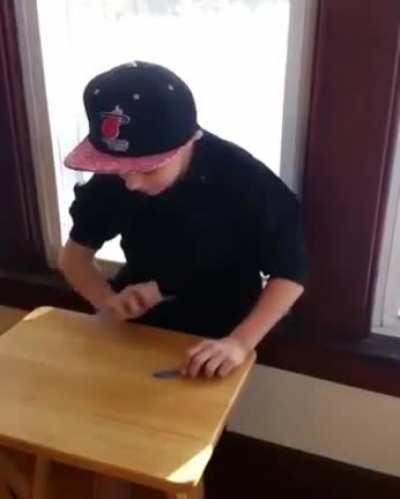 This kid will be a high school teachers worst nightmare