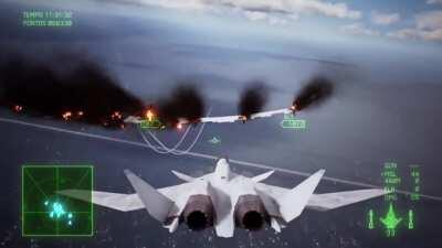 I managed to make the arsenal bird hit the bridge but.... physics.