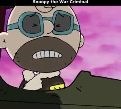 A twisted tale of Snoopy the RedBaron. 