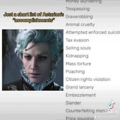 I definitely let Astarion Kill me the first time around just to see what happens 😂