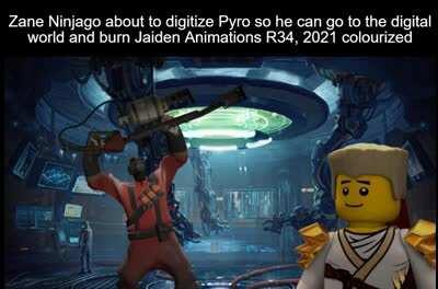 Ice and fire team up against common enemy.