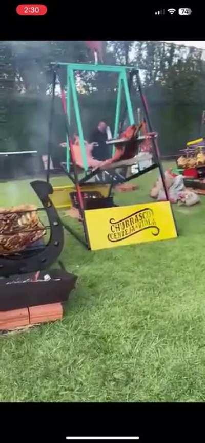 Most normal churrasco in Rio Glande do Sul: