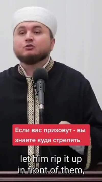 Deputy Mufti of the Crimean Muftiat makes an appeal to Crimean Muslims and to all Muslims in russia, who are facing mobilization - 