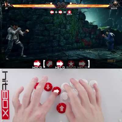 Backdash Cancel with Up (P2) in Tekken 8