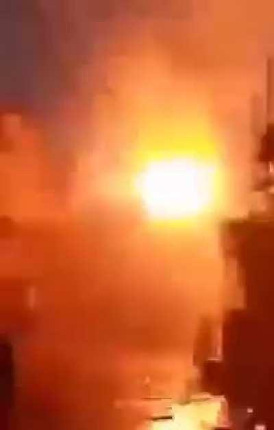 Electrical equipment explodes during Karachi rains yesterday