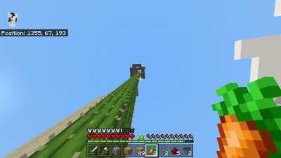 Sliding down cactus negates fall damage completely no matter the height