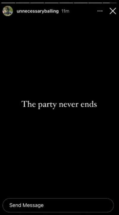 New party never ends snippet.