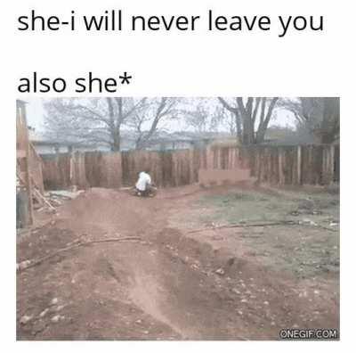 I will never leave you