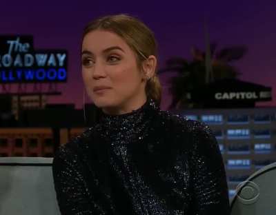 Ana de Armas, The Late Late Show With James Corden, October 2017