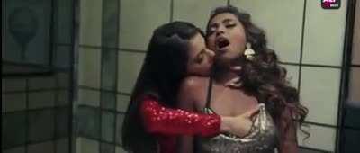 Scene from Bekaaboo 2: She slides her hands into her dress & grabs that boob!