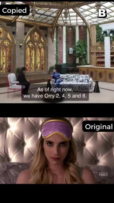 Orry watched Scream Queens and decided to copy the main character 🤣 This guy is so fake