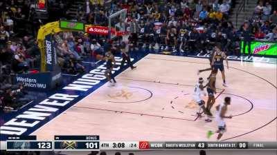 [Highlight] Anthony Edwards inefficiently chucks in a three pointer from the logo for 38 points and his 10th three of the game!