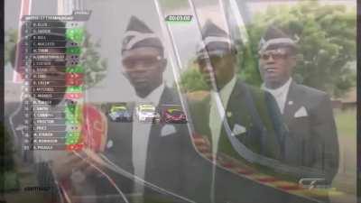 3 wide through Eau Rouge ft. Stupid meme