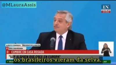 Como é bom ter um presidente.