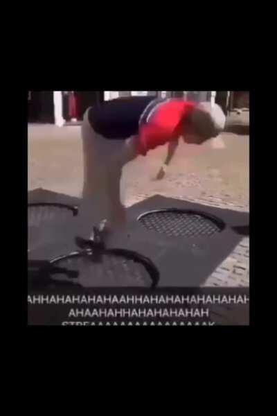 WCGW Doing a front flip