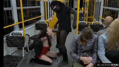 Showing everyone on the train she belongs to BBC