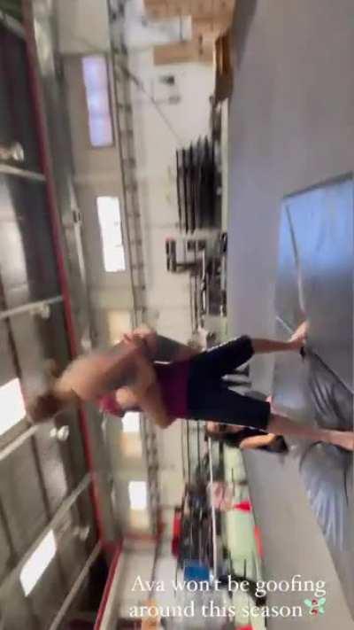 training for warrior nun from her insta