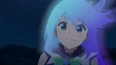 Aqua's radioactive hair [Konosuba]