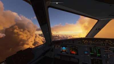 That moment you break through the clouds