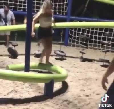 HMC while I demonstrate my balance skills