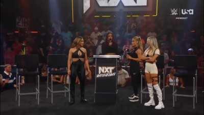The contract signing between Natalya & Lola Vice! (WWE NXT Spring Breakin' - 4/23/24)