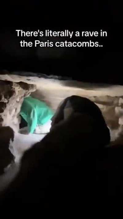 A rave in the catacombs 