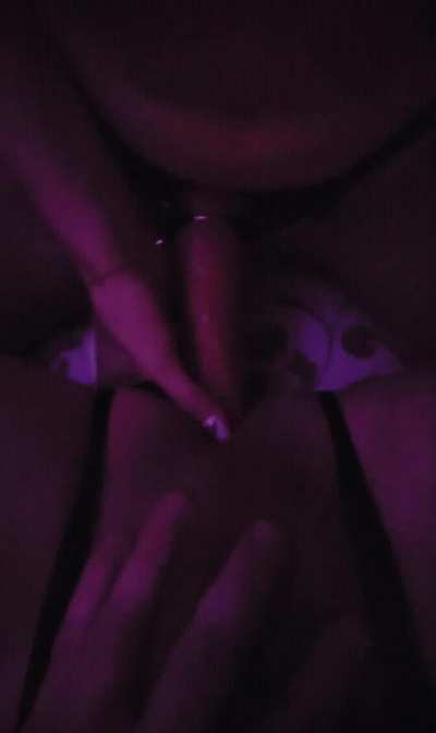 Excoted stroking my wifes dick to stretch my feminized sissy pussy