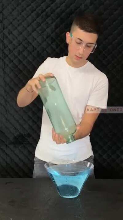 The fastest way to fill up a water bottle