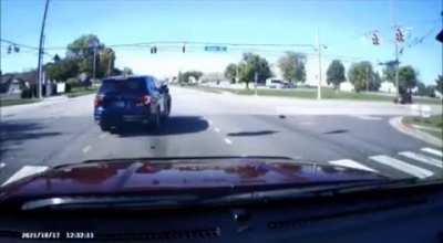 Never try to run away from the scene