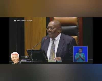 Mbuyiseni Ndlozi(EFF) calls out Maite Nkoana-Mashabane(ANC) for sleeping in Parliament