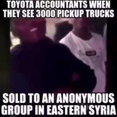 The Japanese government sending supplies to rebels in the OC be like