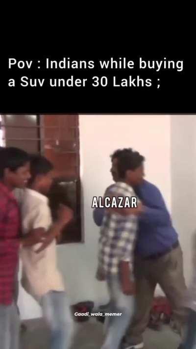 Indian while buying SUV