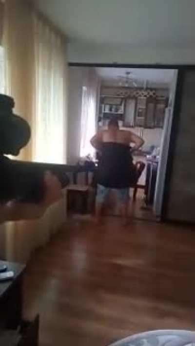 HMFT after I test a cheap bulletproof jacket indoors using a rifle