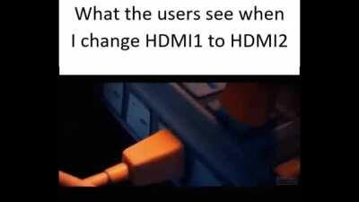 When you go to the meeting room for the 100th time that day to change the HDMI source.