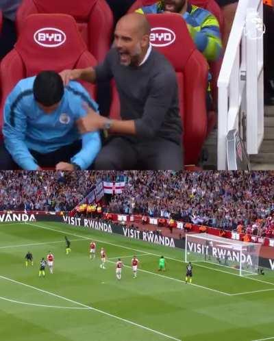 This must've been so depressing for Arteta