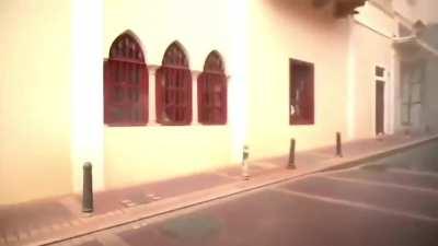 Beautiful bride moments before Beruit explosion.