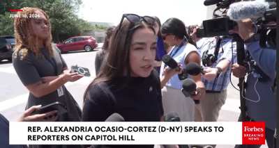 AOC: “I absolutely condemn ICE’s consistently illegal activity.”
