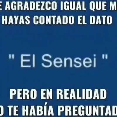 Gracias por el dato maestro