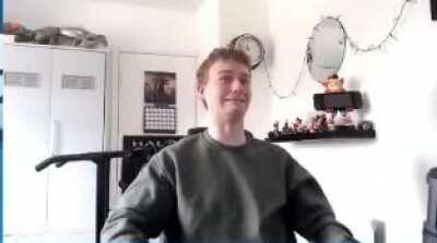 When you’re playing the air Guitar but then spazz out