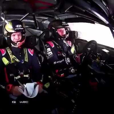 So calm while the world turns upside down... multiple times.