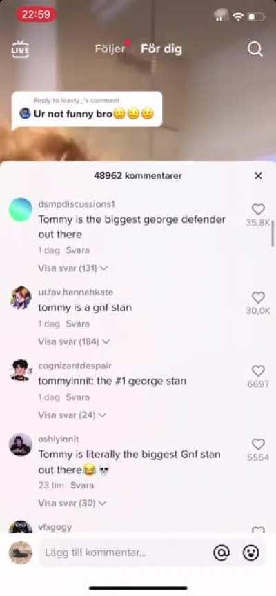 It’s both the vid and the comment section