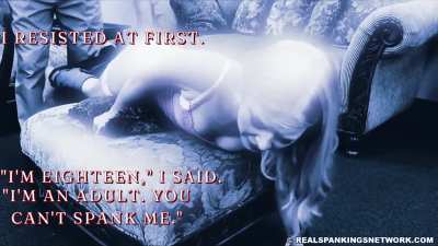 A caption story about a step mom who introduces her to spanking 