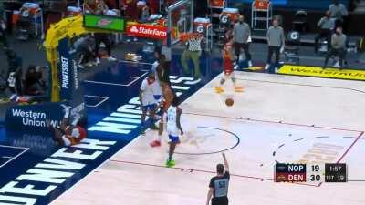 [Highlight] Millsap throws down the lob and gets fouled
