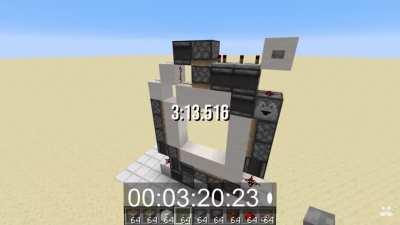 Speedrunning redstone builds