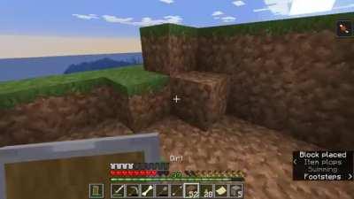 There was an attempt to fix a hole on my island...