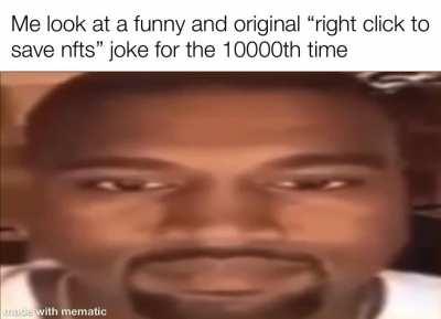 Heh, I just screenshotted your nft, you must be so pressed right now