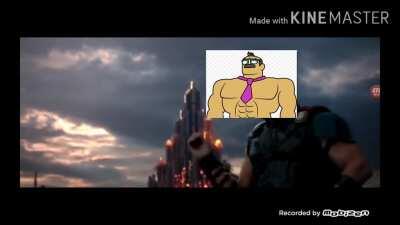 This is literally the finale of OK KO in a nutshell