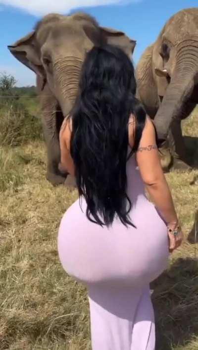 She did make it bounce. 