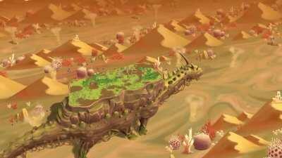 I'm working on a game where you build a village on a giant, wandering creature. Curious to hear how you'd imagine such a game!