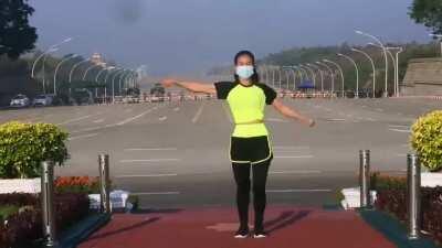 HMC Imma gonna dance while the world burns (Coup happening in the background)